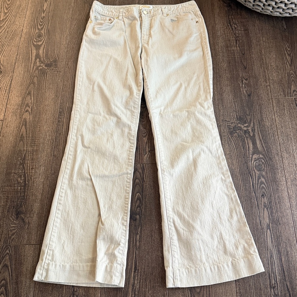 Talbots stone colored pants 10 Long